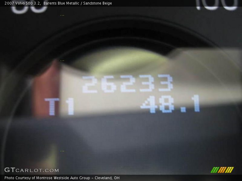 Barents Blue Metallic / Sandstone Beige 2007 Volvo S80 3.2