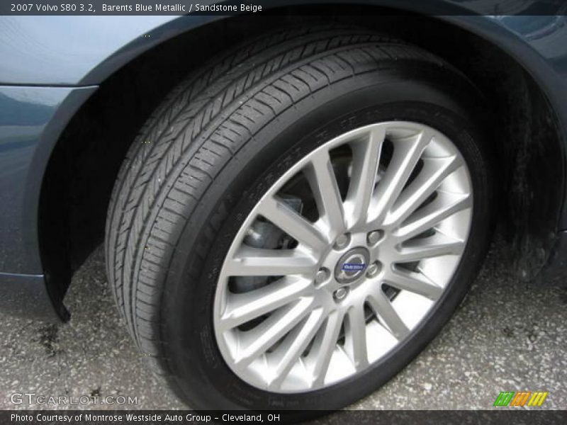 Barents Blue Metallic / Sandstone Beige 2007 Volvo S80 3.2