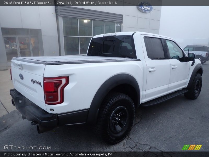 Oxford White / Raptor Black 2018 Ford F150 SVT Raptor SuperCrew 4x4