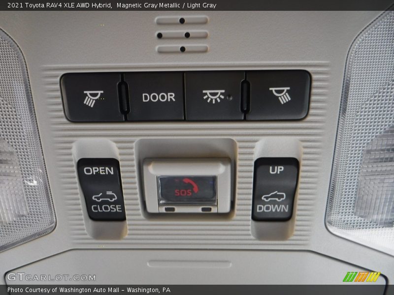 Magnetic Gray Metallic / Light Gray 2021 Toyota RAV4 XLE AWD Hybrid
