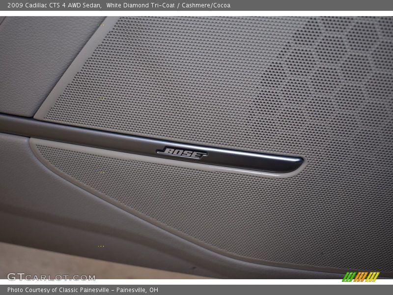 White Diamond Tri-Coat / Cashmere/Cocoa 2009 Cadillac CTS 4 AWD Sedan