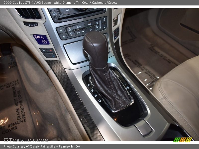 White Diamond Tri-Coat / Cashmere/Cocoa 2009 Cadillac CTS 4 AWD Sedan