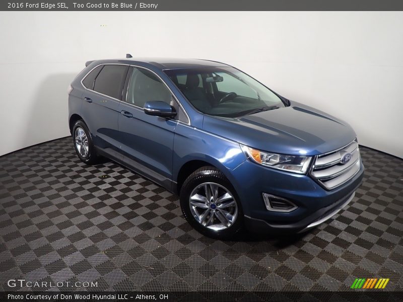 Too Good to Be Blue / Ebony 2016 Ford Edge SEL