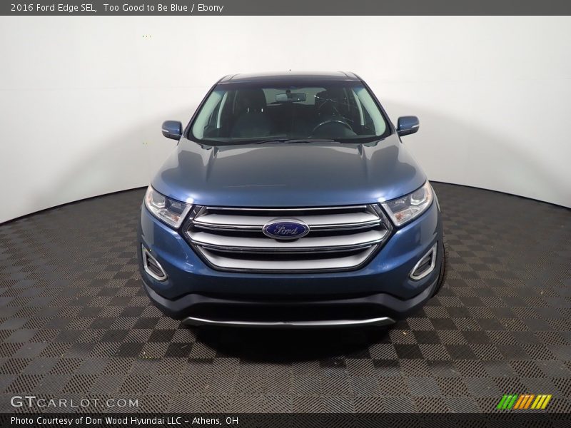 Too Good to Be Blue / Ebony 2016 Ford Edge SEL