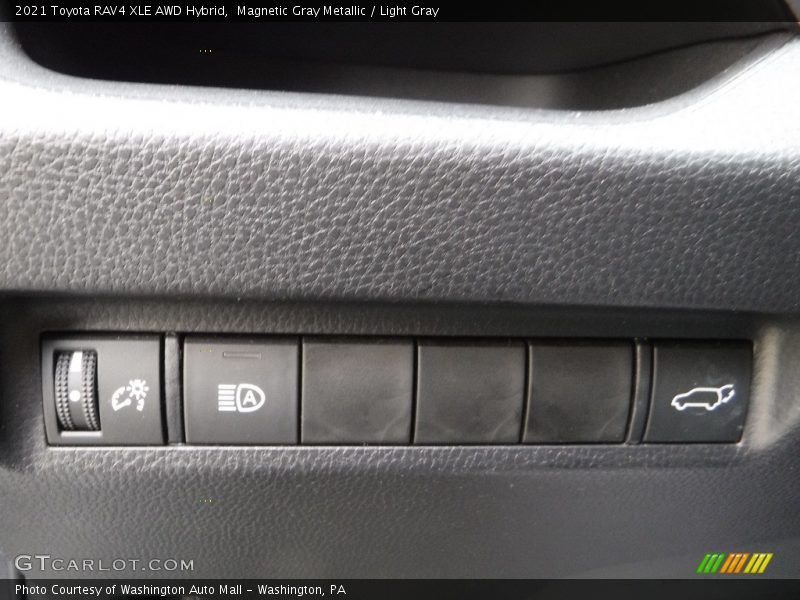 Magnetic Gray Metallic / Light Gray 2021 Toyota RAV4 XLE AWD Hybrid