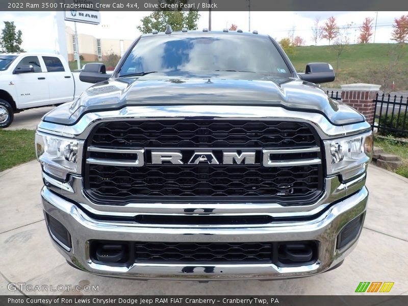 Olive Green Pearl / Black 2022 Ram 3500 Tradesman Crew Cab 4x4