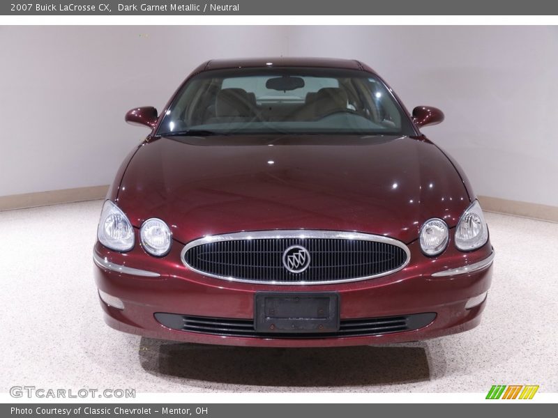 Dark Garnet Metallic / Neutral 2007 Buick LaCrosse CX