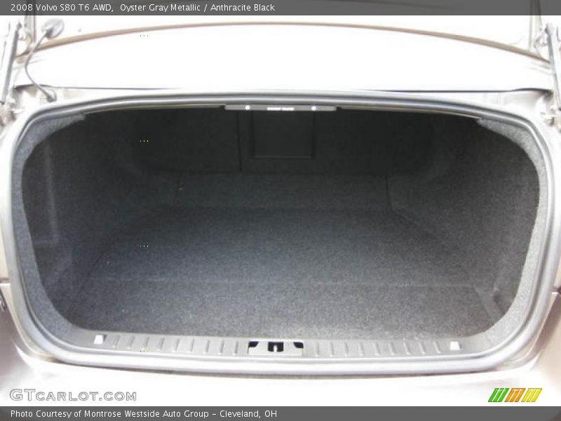 Oyster Gray Metallic / Anthracite Black 2008 Volvo S80 T6 AWD