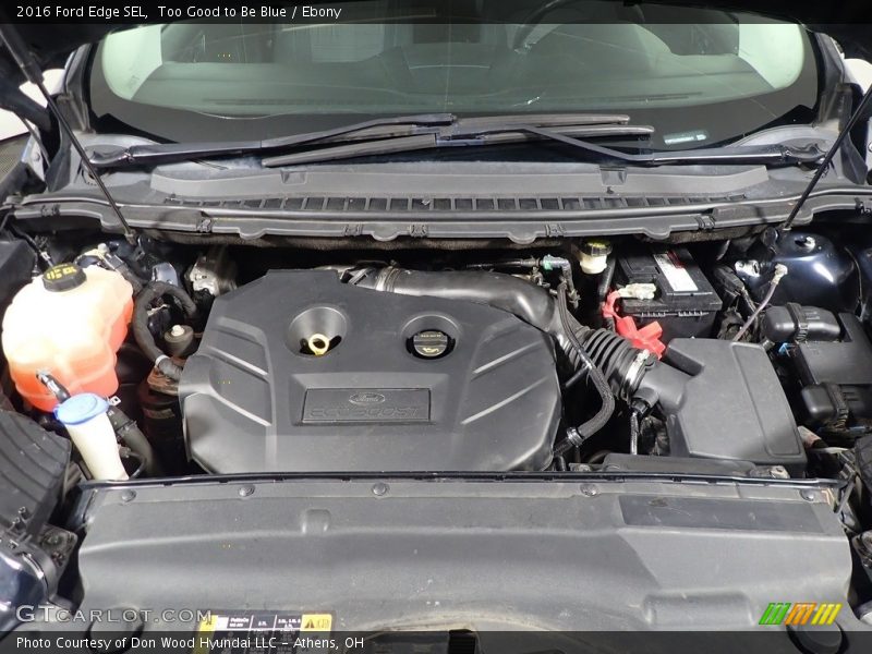 Too Good to Be Blue / Ebony 2016 Ford Edge SEL