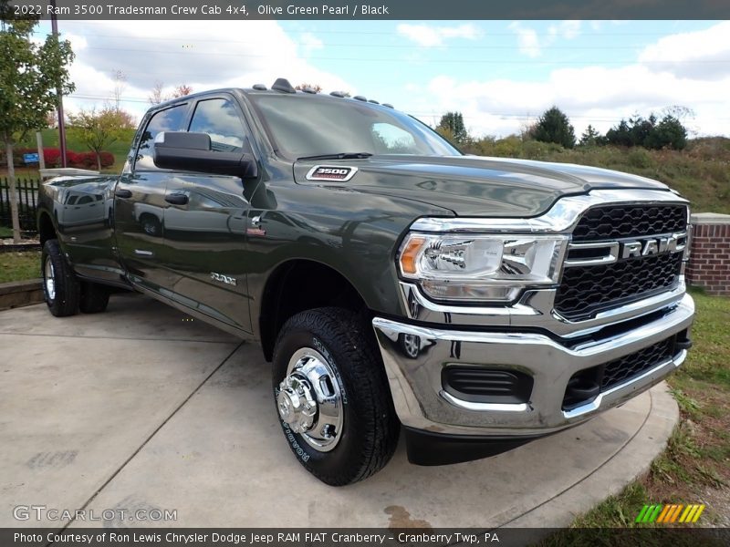 Front 3/4 View of 2022 3500 Tradesman Crew Cab 4x4