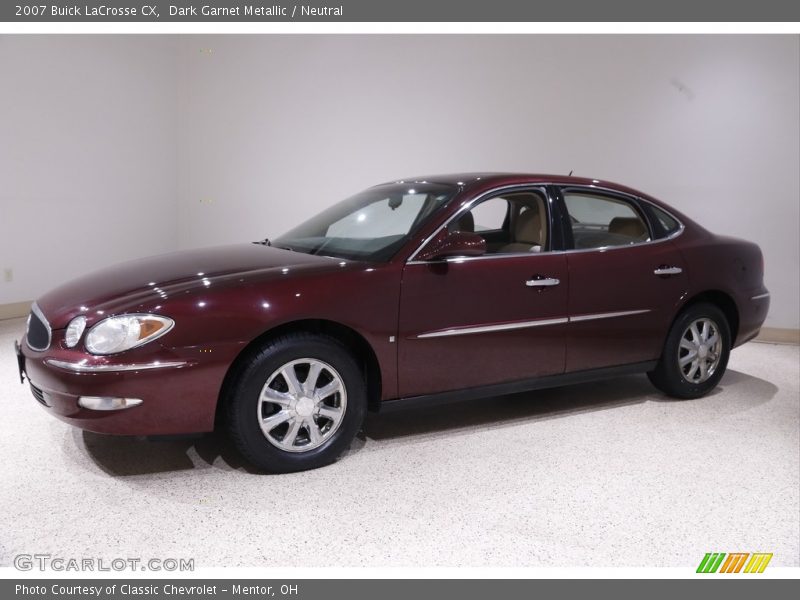 Dark Garnet Metallic / Neutral 2007 Buick LaCrosse CX