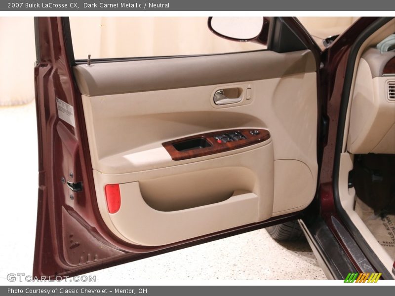 Dark Garnet Metallic / Neutral 2007 Buick LaCrosse CX