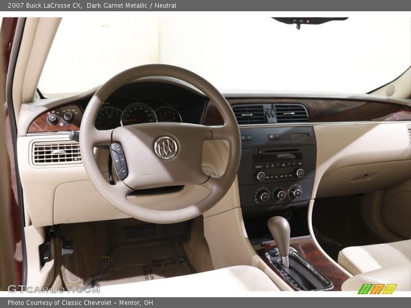 Dark Garnet Metallic / Neutral 2007 Buick LaCrosse CX
