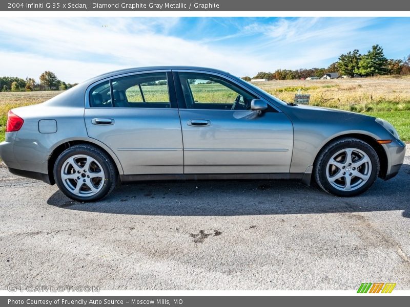 Diamond Graphite Gray Metallic / Graphite 2004 Infiniti G 35 x Sedan