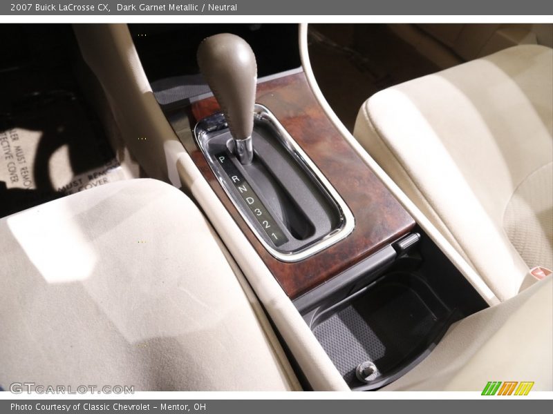 Dark Garnet Metallic / Neutral 2007 Buick LaCrosse CX