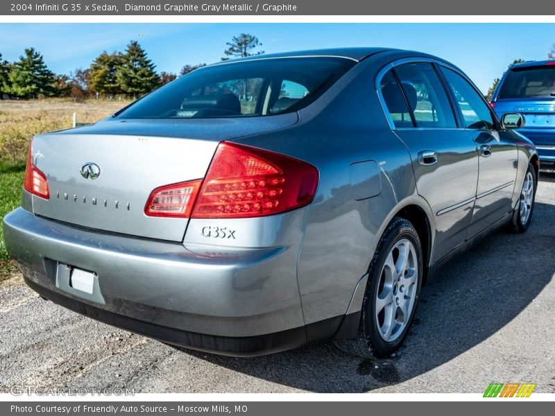 Diamond Graphite Gray Metallic / Graphite 2004 Infiniti G 35 x Sedan