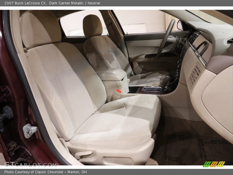 Dark Garnet Metallic / Neutral 2007 Buick LaCrosse CX