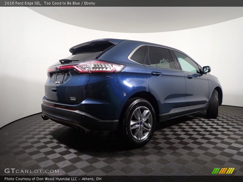 Too Good to Be Blue / Ebony 2016 Ford Edge SEL