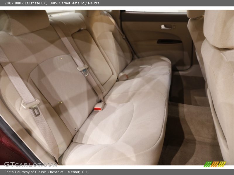 Dark Garnet Metallic / Neutral 2007 Buick LaCrosse CX