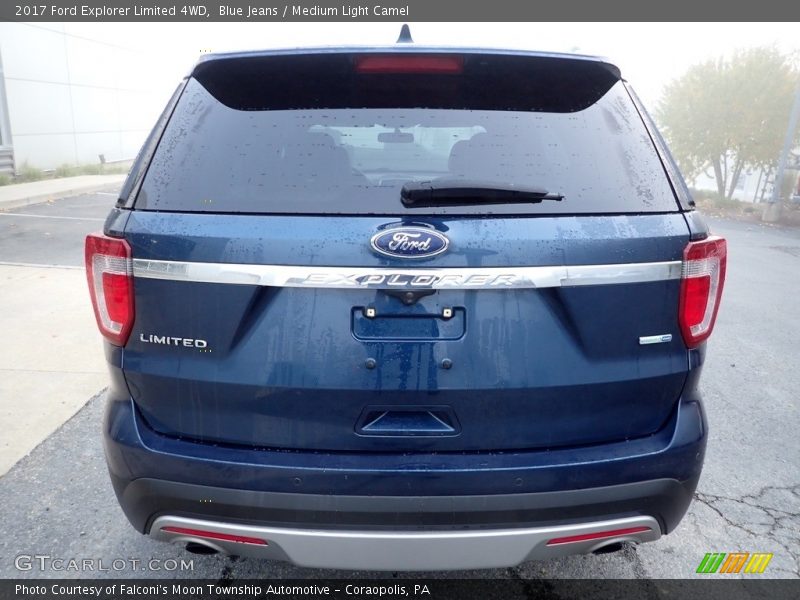 Blue Jeans / Medium Light Camel 2017 Ford Explorer Limited 4WD