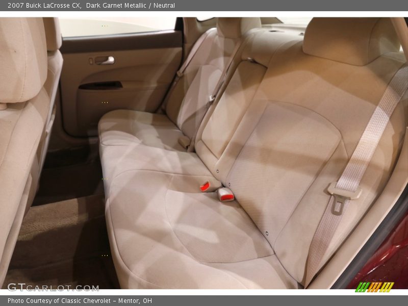 Dark Garnet Metallic / Neutral 2007 Buick LaCrosse CX