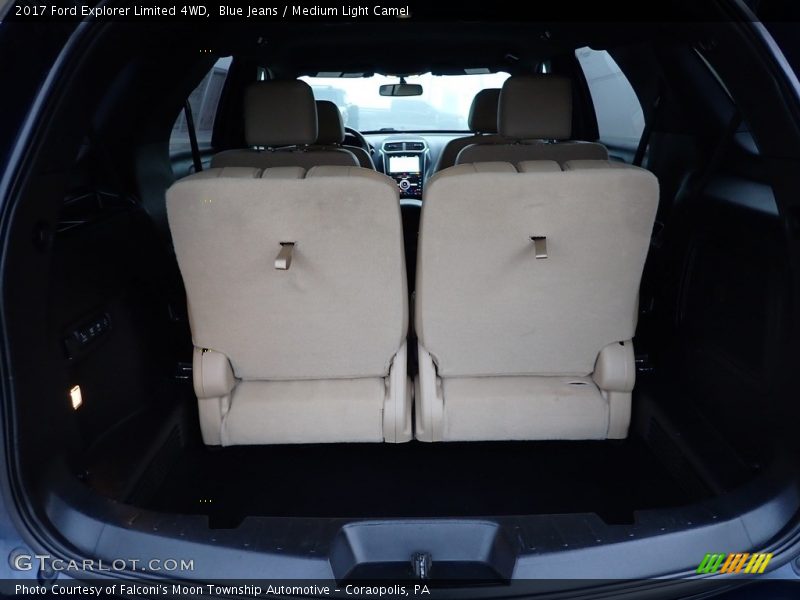Blue Jeans / Medium Light Camel 2017 Ford Explorer Limited 4WD