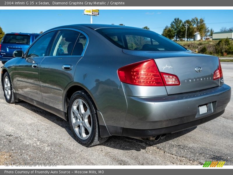 Diamond Graphite Gray Metallic / Graphite 2004 Infiniti G 35 x Sedan