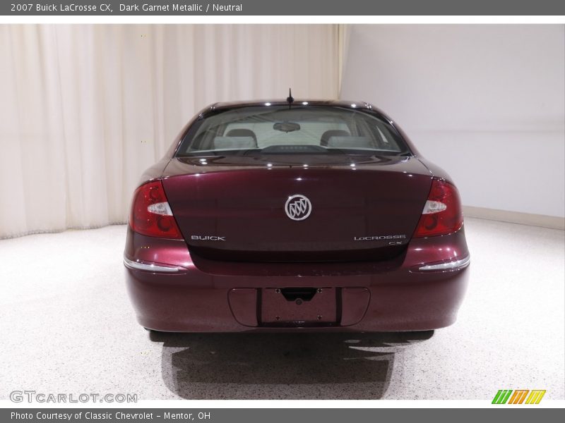 Dark Garnet Metallic / Neutral 2007 Buick LaCrosse CX