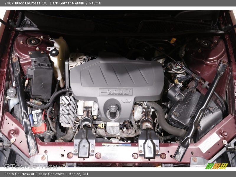 Dark Garnet Metallic / Neutral 2007 Buick LaCrosse CX