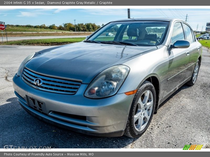 Diamond Graphite Gray Metallic / Graphite 2004 Infiniti G 35 x Sedan