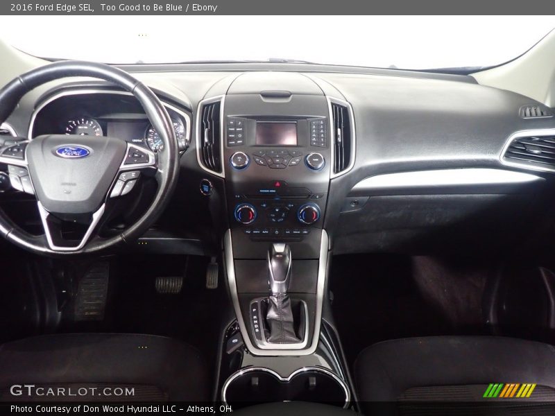 Too Good to Be Blue / Ebony 2016 Ford Edge SEL