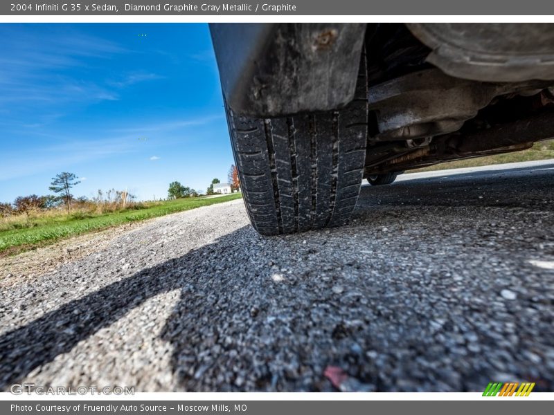 Diamond Graphite Gray Metallic / Graphite 2004 Infiniti G 35 x Sedan