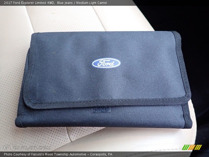 Blue Jeans / Medium Light Camel 2017 Ford Explorer Limited 4WD