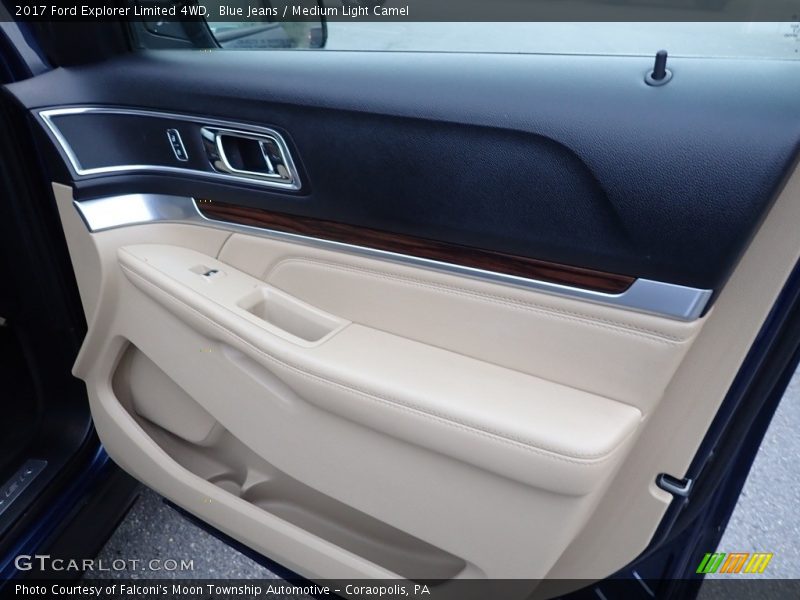 Blue Jeans / Medium Light Camel 2017 Ford Explorer Limited 4WD