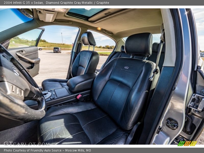 Diamond Graphite Gray Metallic / Graphite 2004 Infiniti G 35 x Sedan