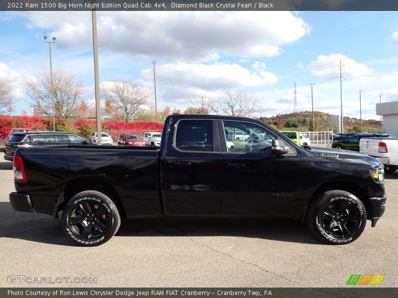 Diamond Black Crystal Pearl / Black 2022 Ram 1500 Big Horn Night Edition Quad Cab 4x4