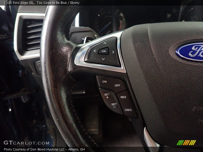 Too Good to Be Blue / Ebony 2016 Ford Edge SEL