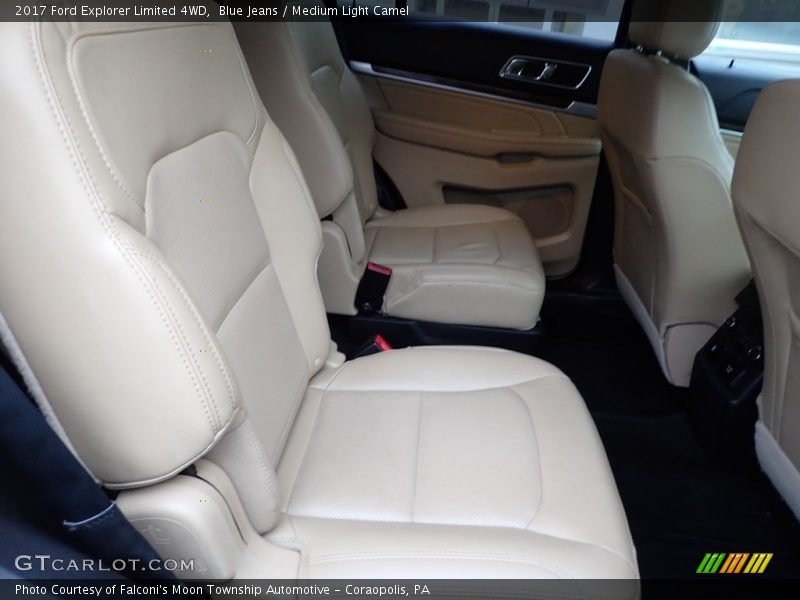 Blue Jeans / Medium Light Camel 2017 Ford Explorer Limited 4WD