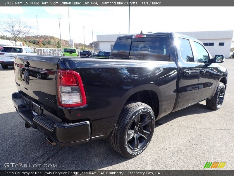 Diamond Black Crystal Pearl / Black 2022 Ram 1500 Big Horn Night Edition Quad Cab 4x4
