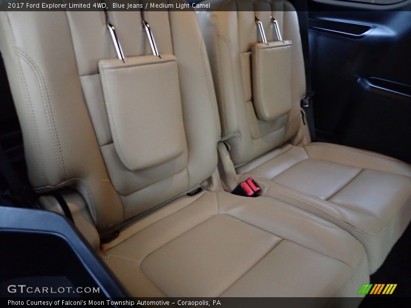 Blue Jeans / Medium Light Camel 2017 Ford Explorer Limited 4WD