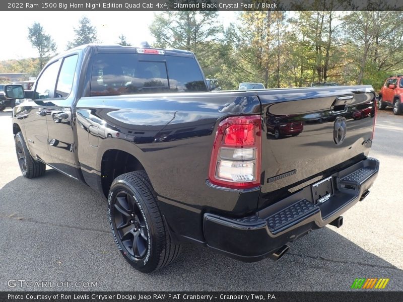 Diamond Black Crystal Pearl / Black 2022 Ram 1500 Big Horn Night Edition Quad Cab 4x4