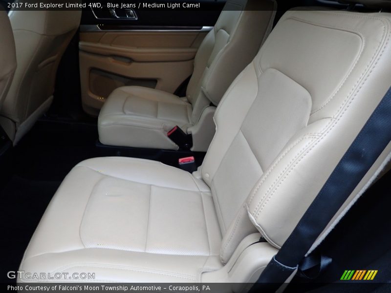 Blue Jeans / Medium Light Camel 2017 Ford Explorer Limited 4WD