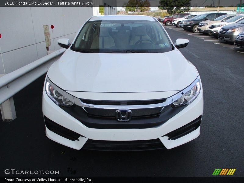 Taffeta White / Ivory 2018 Honda Civic LX Sedan