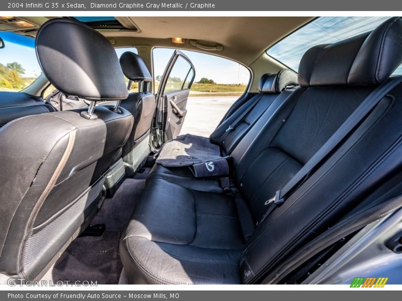 Diamond Graphite Gray Metallic / Graphite 2004 Infiniti G 35 x Sedan