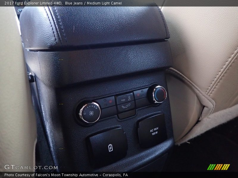 Blue Jeans / Medium Light Camel 2017 Ford Explorer Limited 4WD