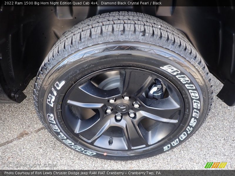 Diamond Black Crystal Pearl / Black 2022 Ram 1500 Big Horn Night Edition Quad Cab 4x4