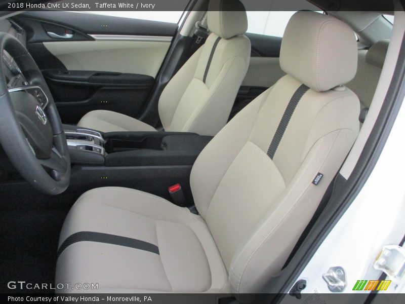 Taffeta White / Ivory 2018 Honda Civic LX Sedan