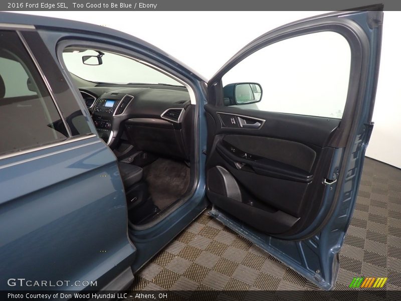 Too Good to Be Blue / Ebony 2016 Ford Edge SEL