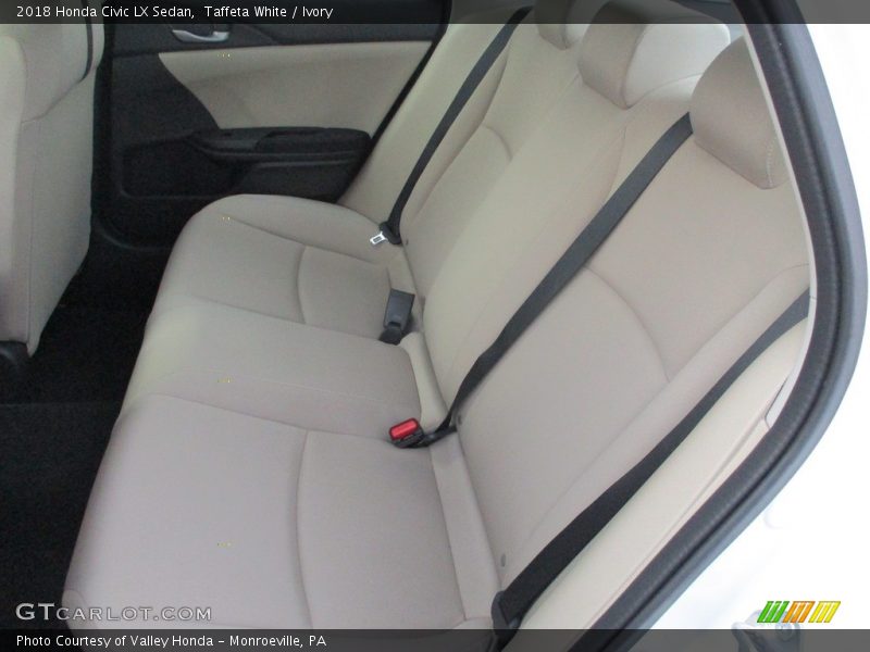 Taffeta White / Ivory 2018 Honda Civic LX Sedan