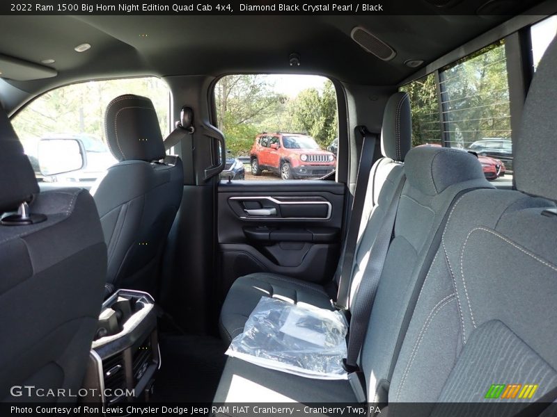 Diamond Black Crystal Pearl / Black 2022 Ram 1500 Big Horn Night Edition Quad Cab 4x4